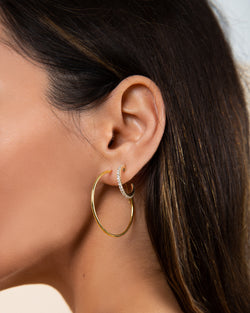 Thin Big Hoops